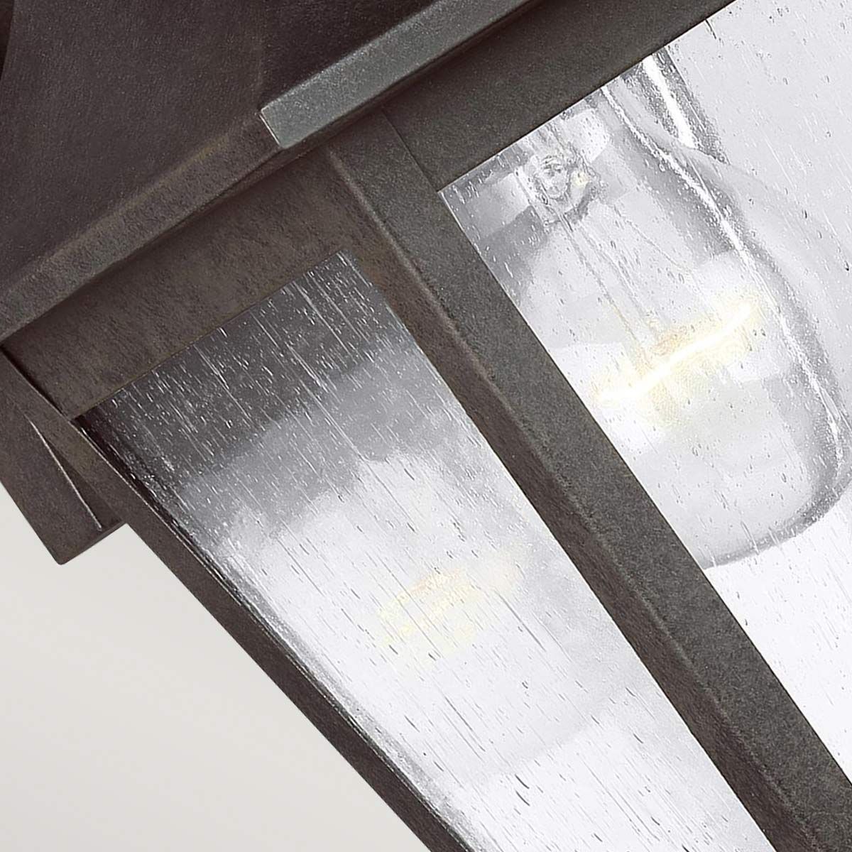 Feiss Galena Single Small Wall Lantern - Sable