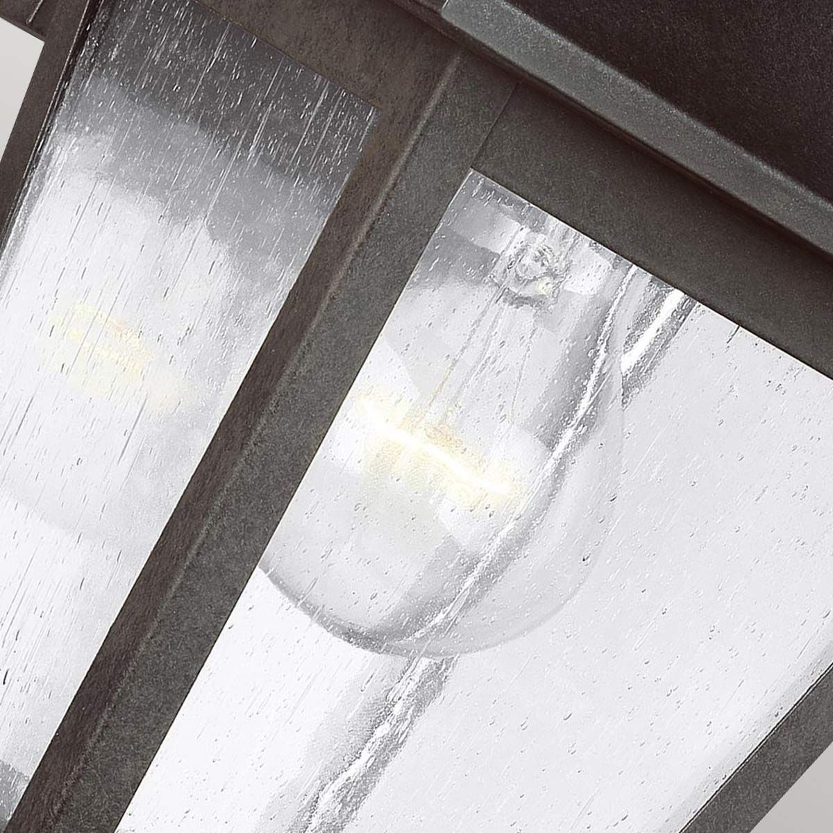 Feiss Galena Single Small Wall Lantern - Sable