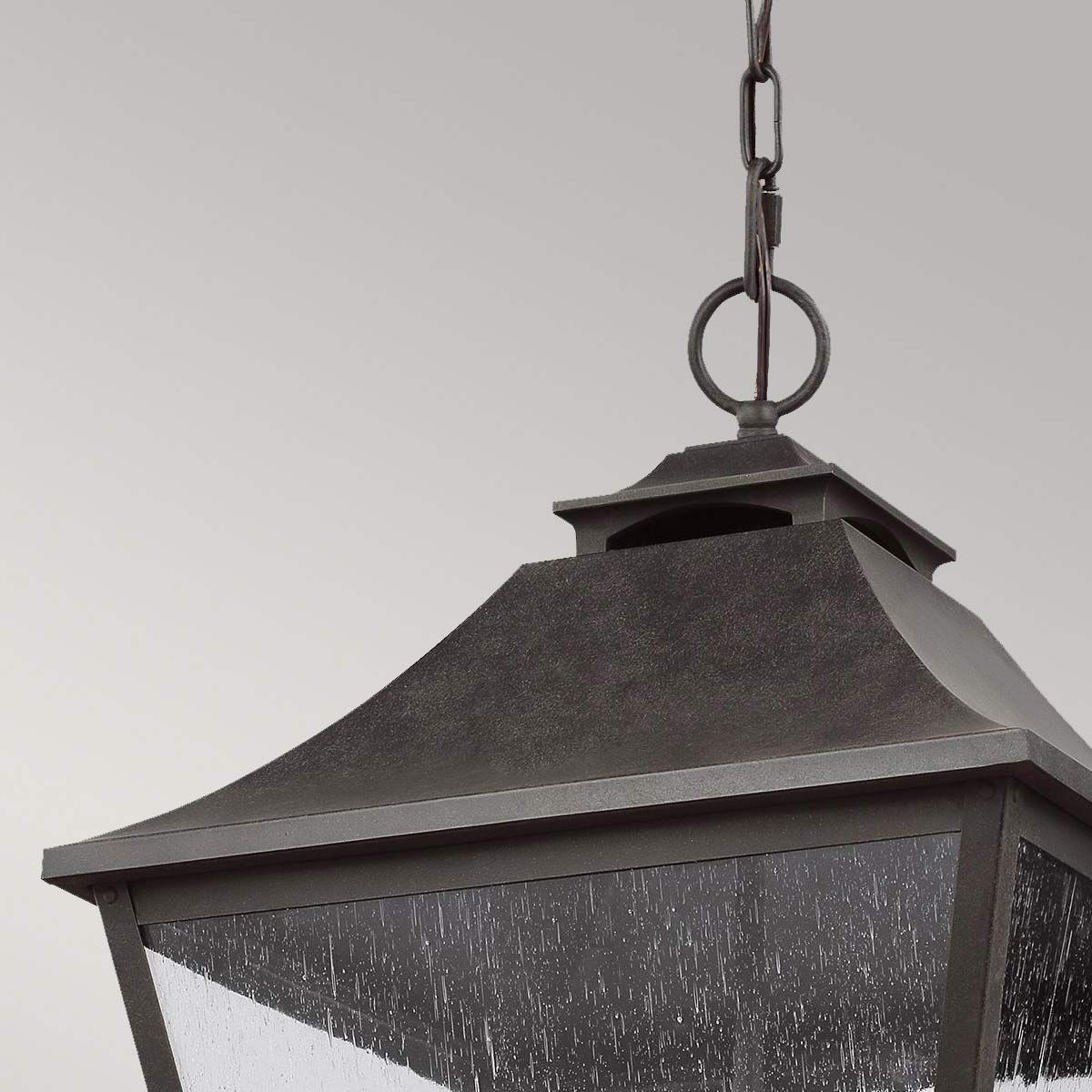 Feiss Galena 4 Light Chain Lantern - Sable