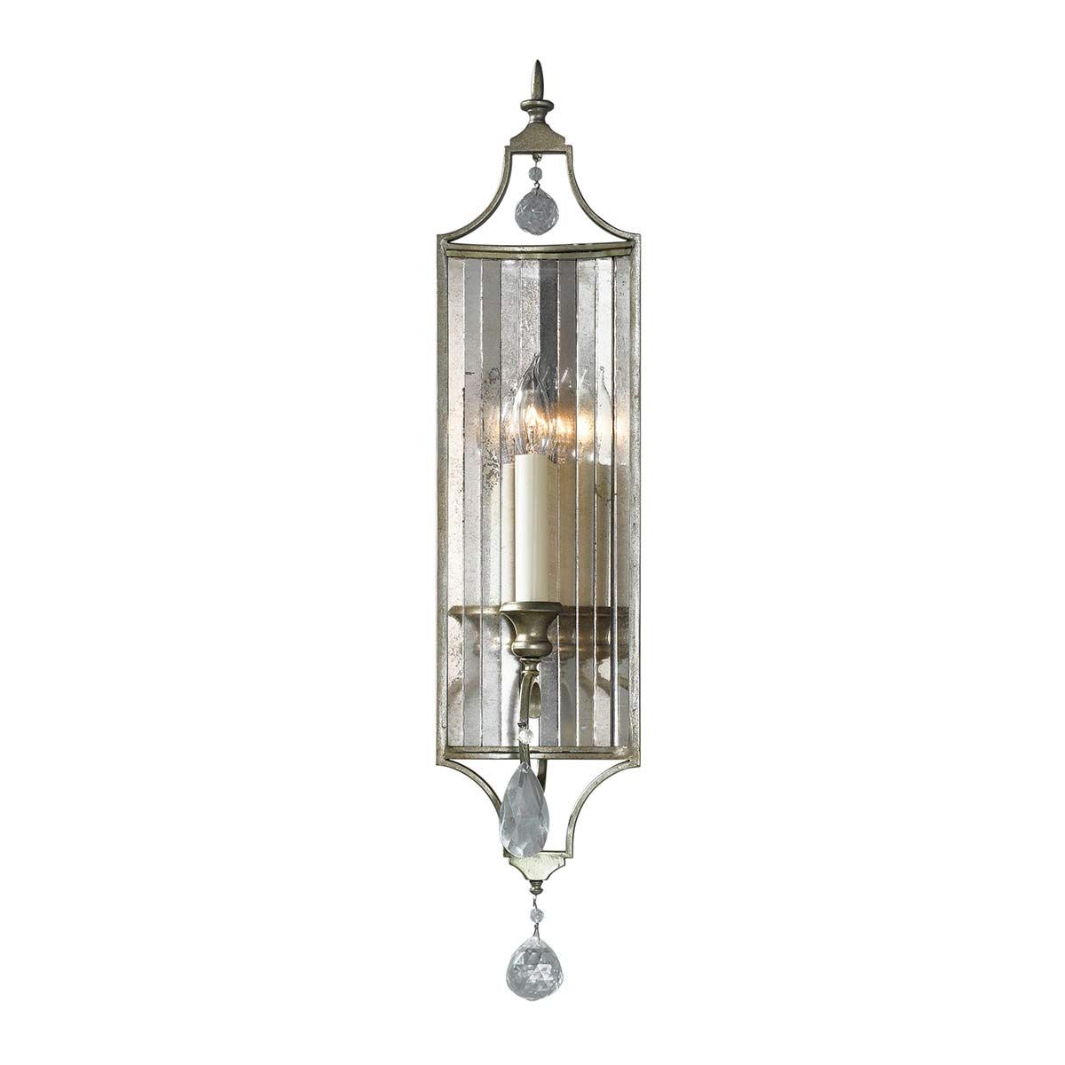 Feiss Gianna Single Wall Light - Gilded Silver