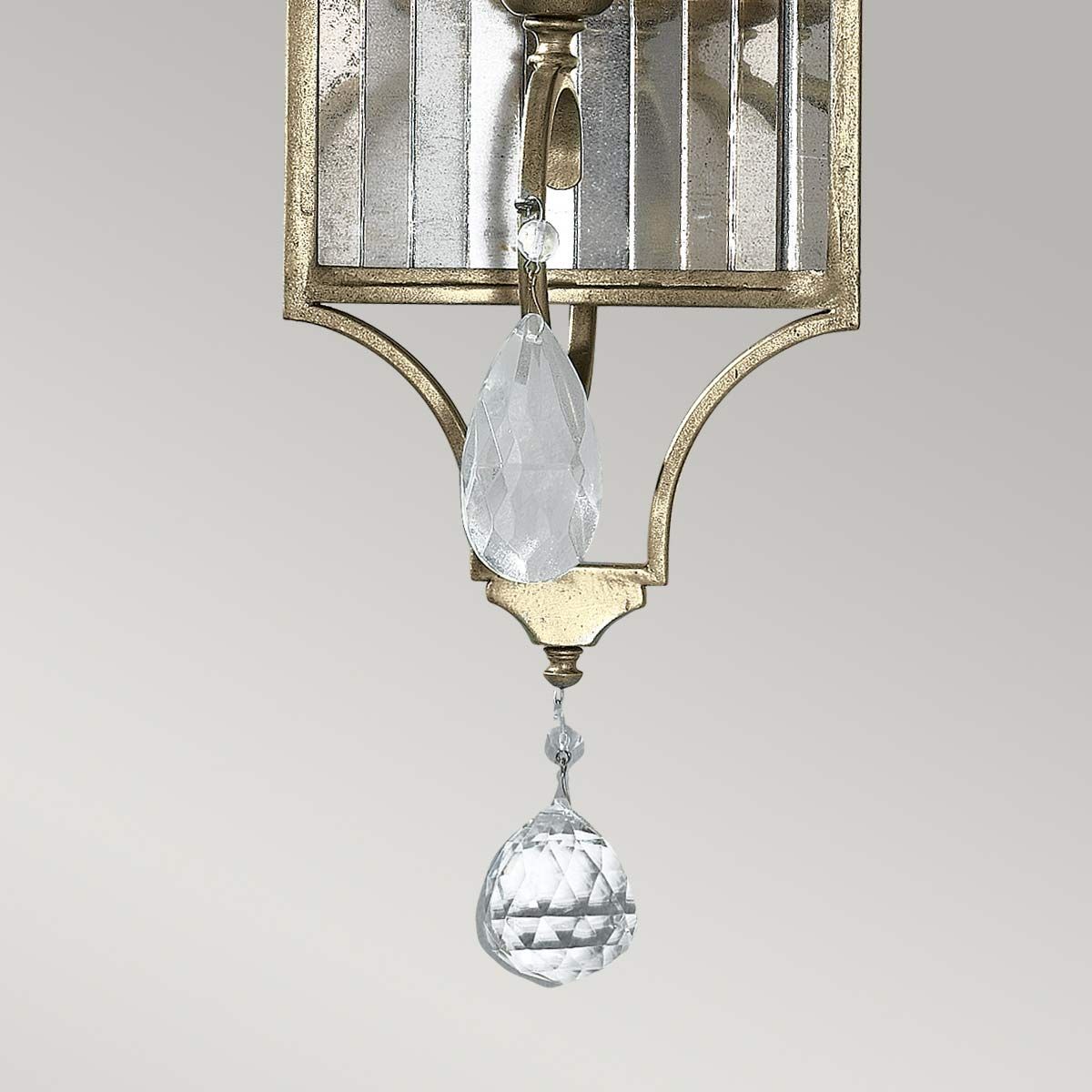 Feiss Gianna Single Wall Light - Gilded Silver
