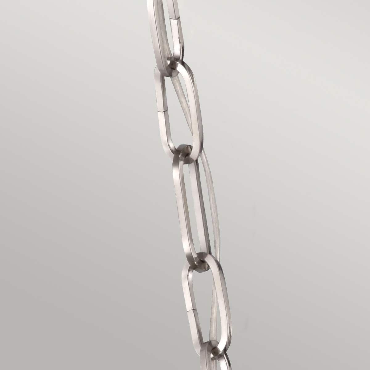 Feiss Harrow Single Medium Pendant - Polished Nickel