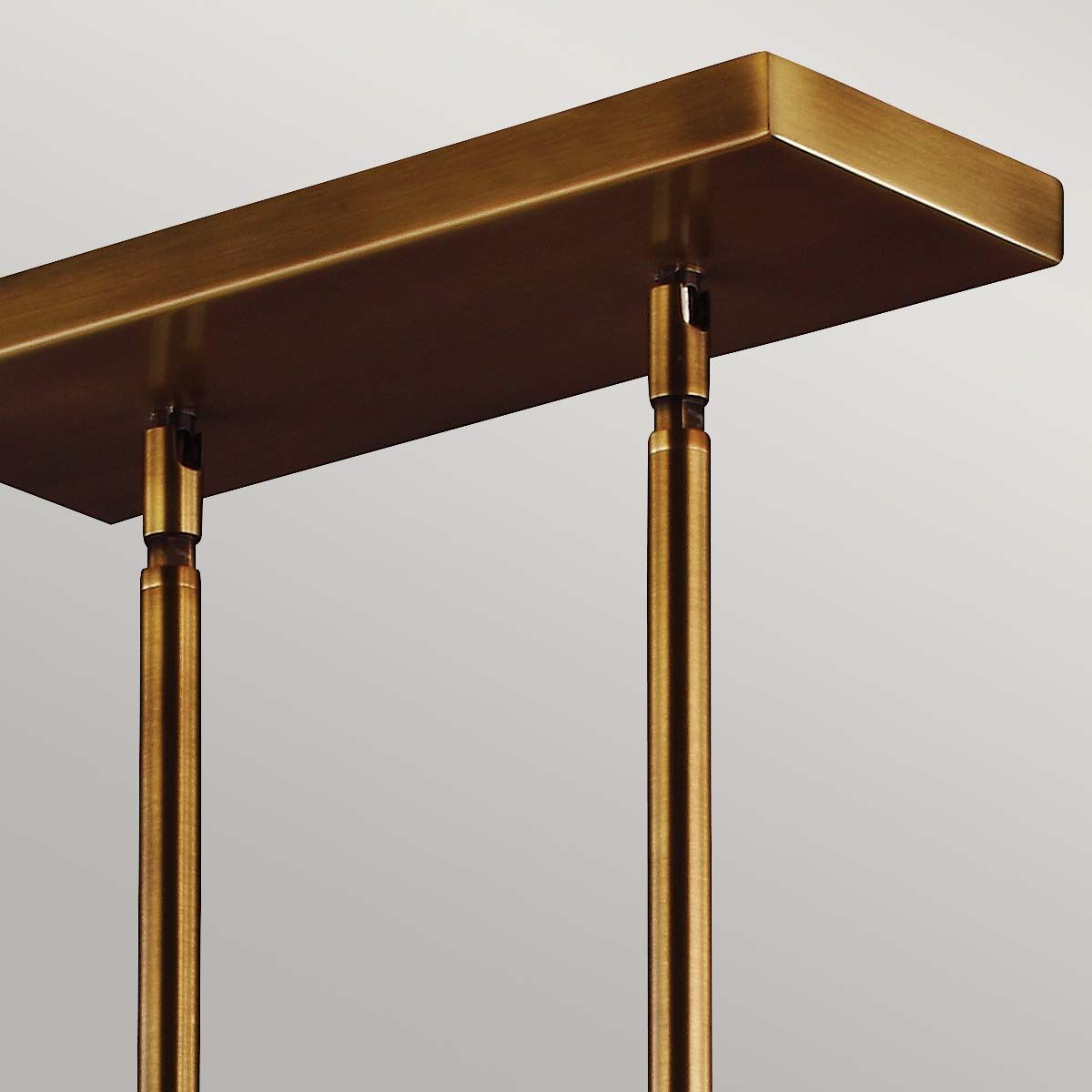 Feiss Hobson 3 Light Island Chandelier - Aged Brass