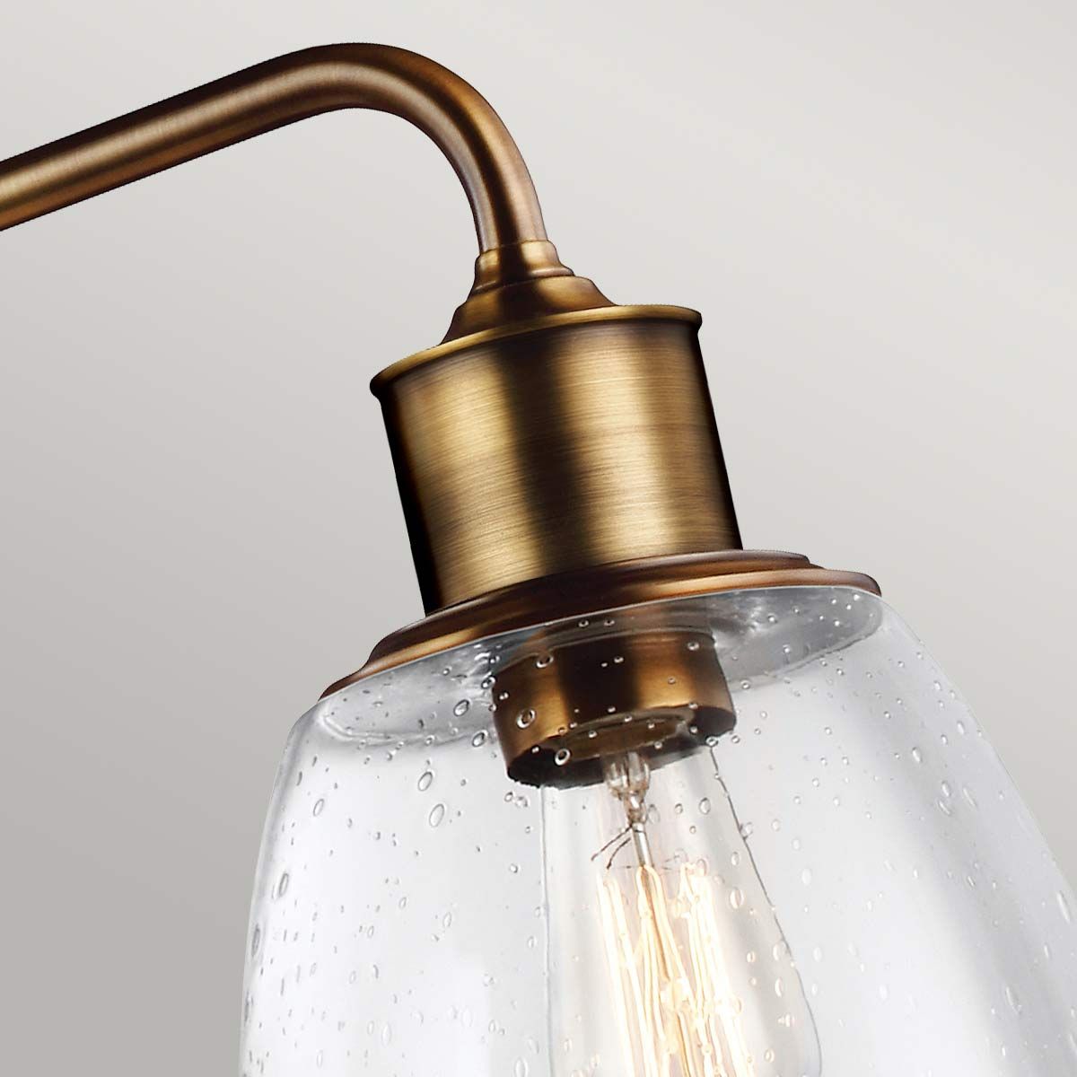 Feiss Hobson 3 Light Island Chandelier - Aged Brass