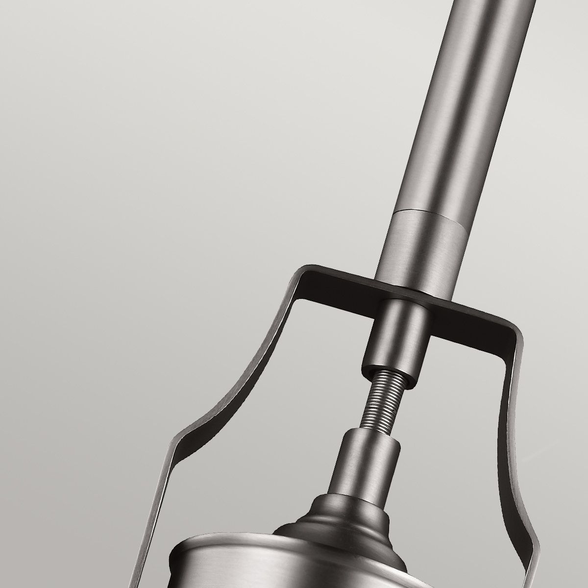 Feiss Hobson Single Medium Pendant - Satin Nickel