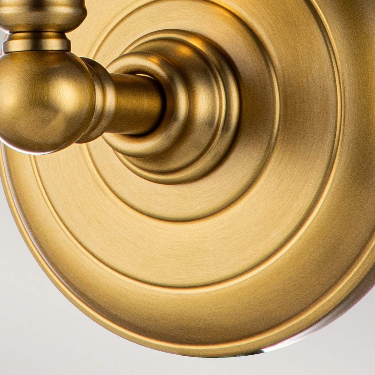 Feiss Huguenot Lake Single Wall Light - Burnished Brass