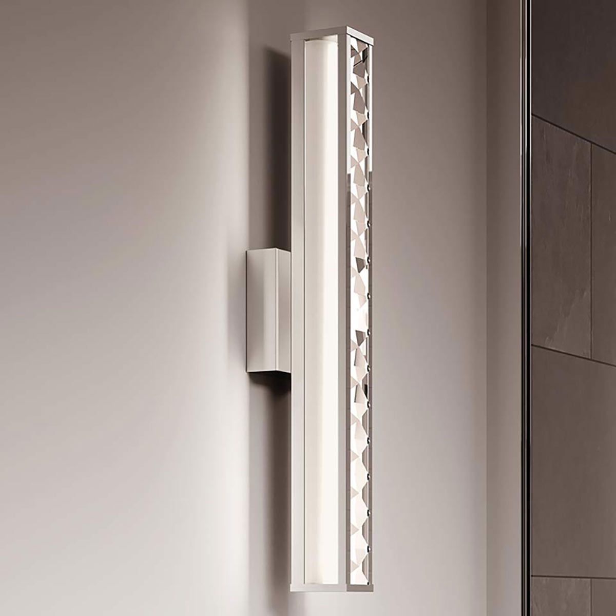 Feiss Jessie Single LED Bathroom Wall Light - Polished Chrome