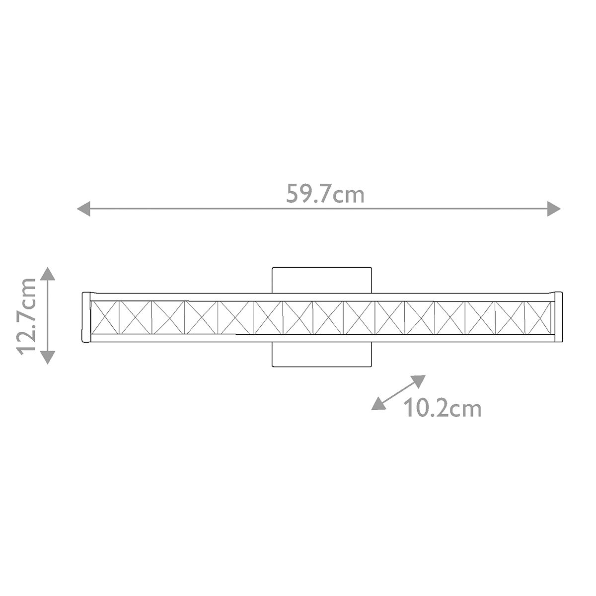 Feiss Jessie Single LED Bathroom Wall Light - Polished Chrome