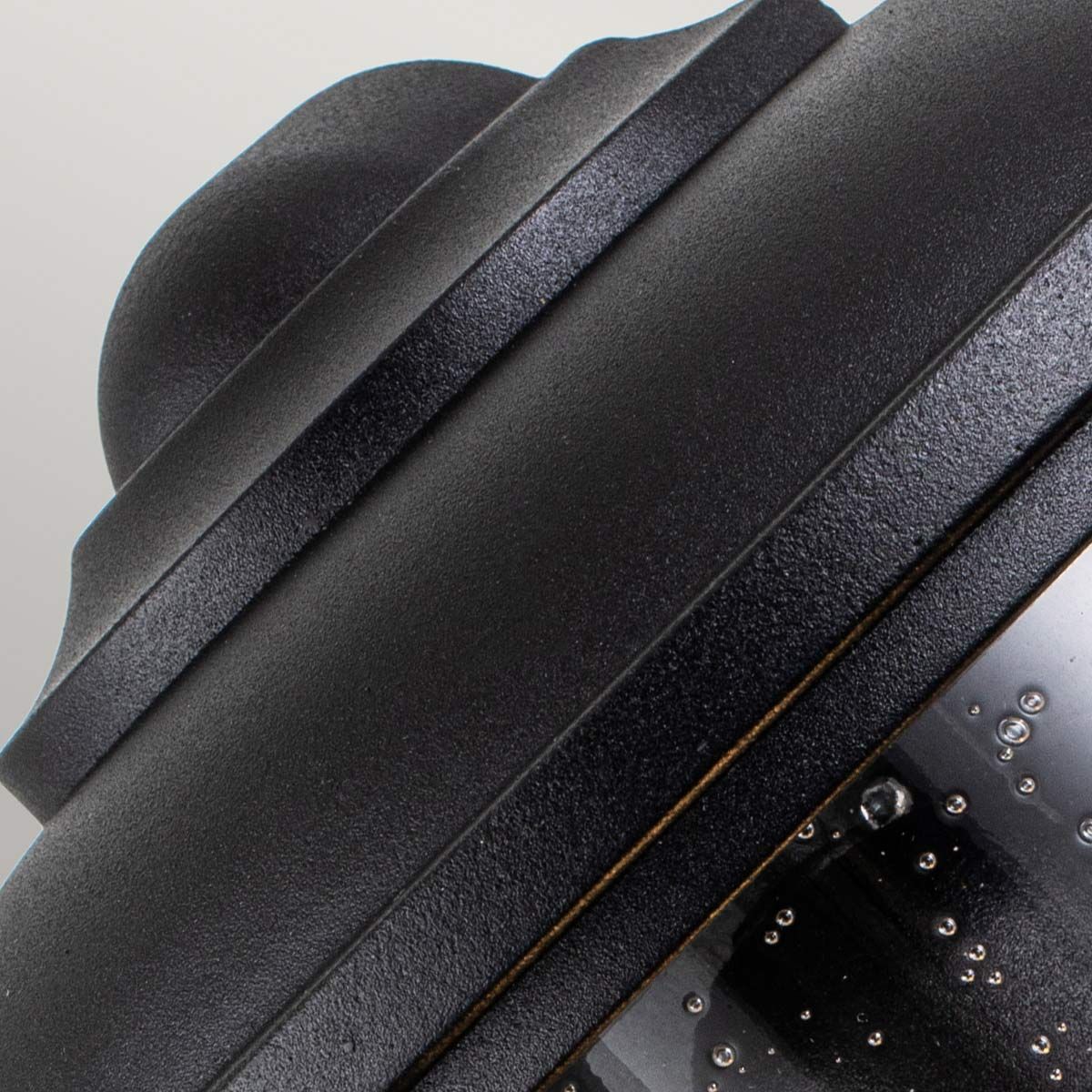 Feiss Lighthouse Single Half Lantern - Textured Black