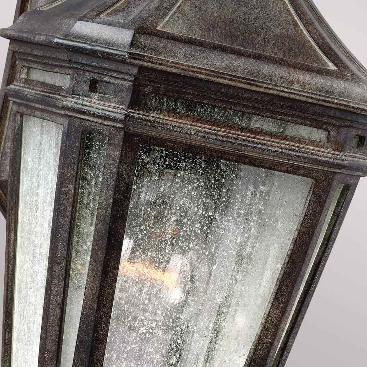 Feiss Londontowne Single Wall Lantern - Weathered Chestnut