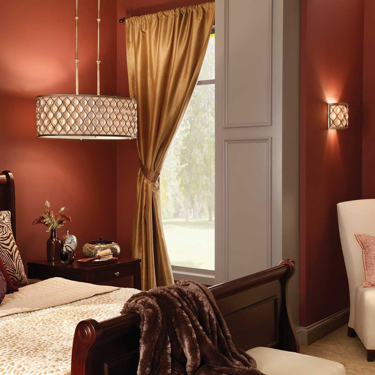 Feiss Lucia 3 Light Pendant - Burnished Silver