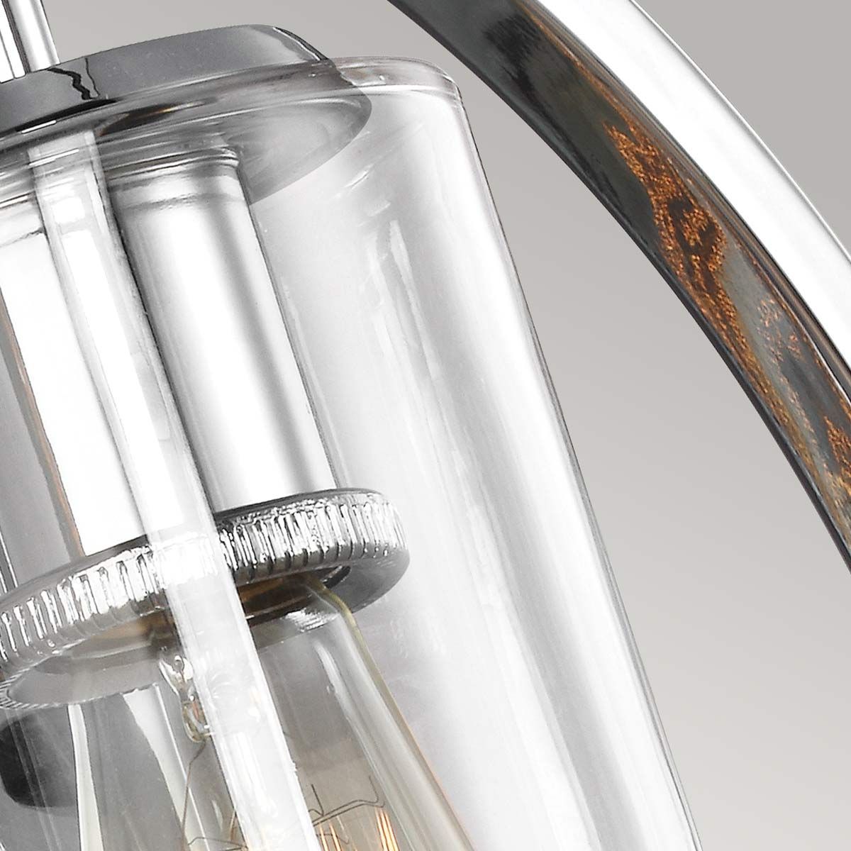 Feiss Marlena Single Wall Light - Polished Chrome