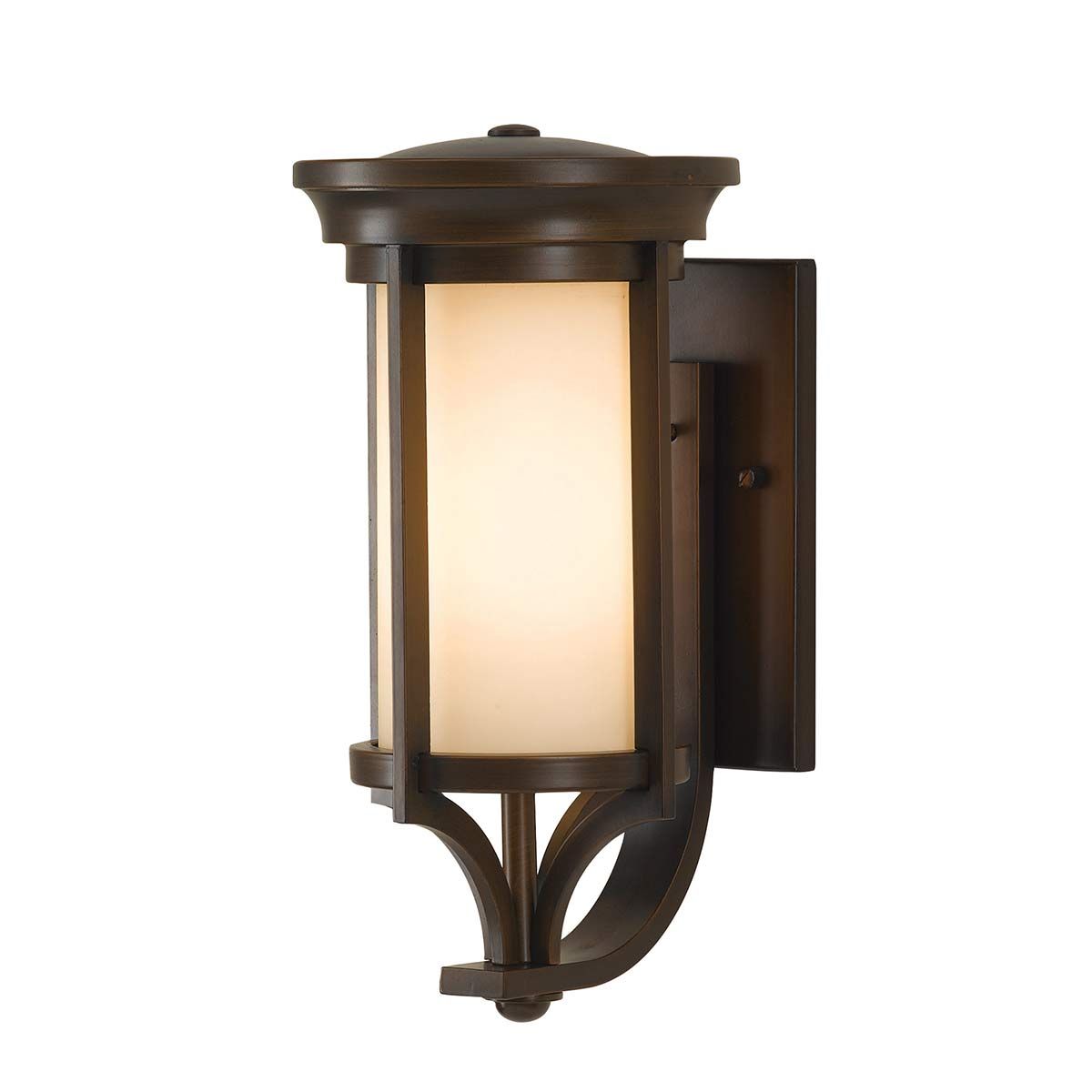 Feiss Merrill Single Small Wall Lantern - Heritage Bronze