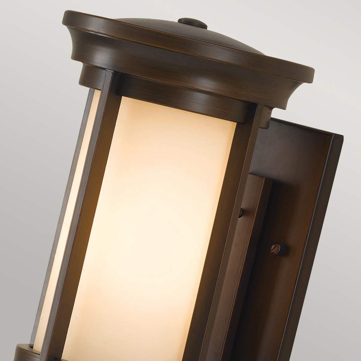 Feiss Merrill Single Small Wall Lantern - Heritage Bronze