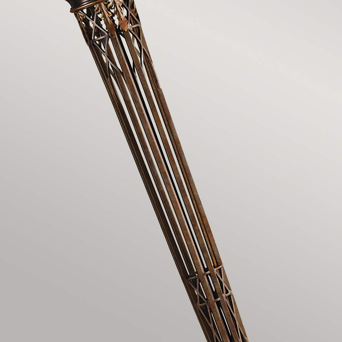 Feiss Opera Single Torchiere Floor Lamp - Firenze Gold