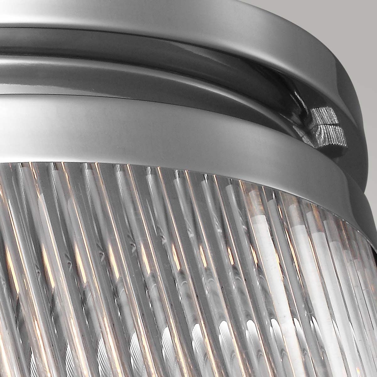 Feiss Paulson 3 Light Flush Fitting - Chrome