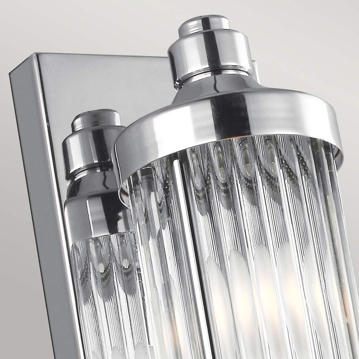 Feiss Paulson 4 Light Bathroom Bar Light - Chrome