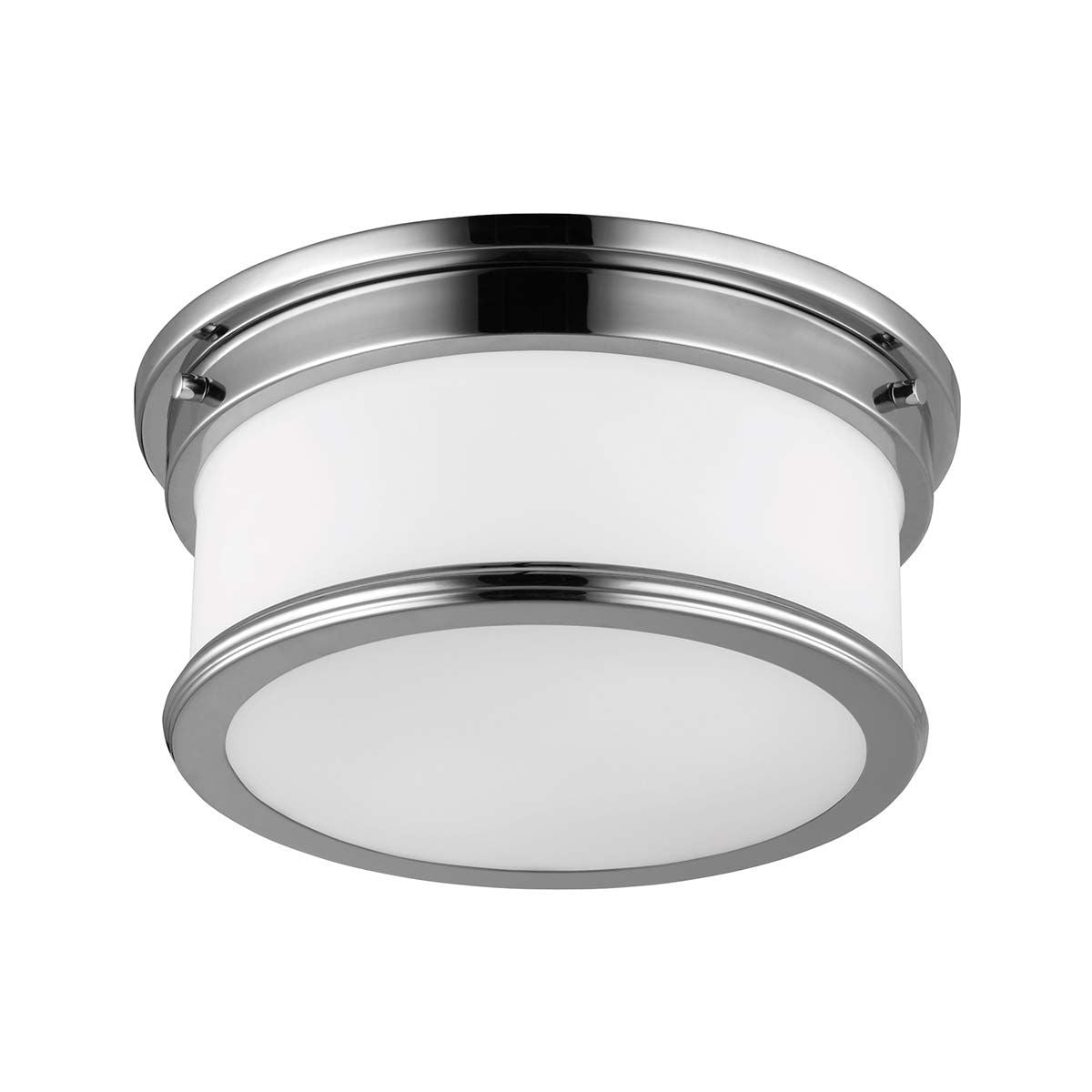 Feiss Payne 2 Light Flush Fitting - Polished Chrome