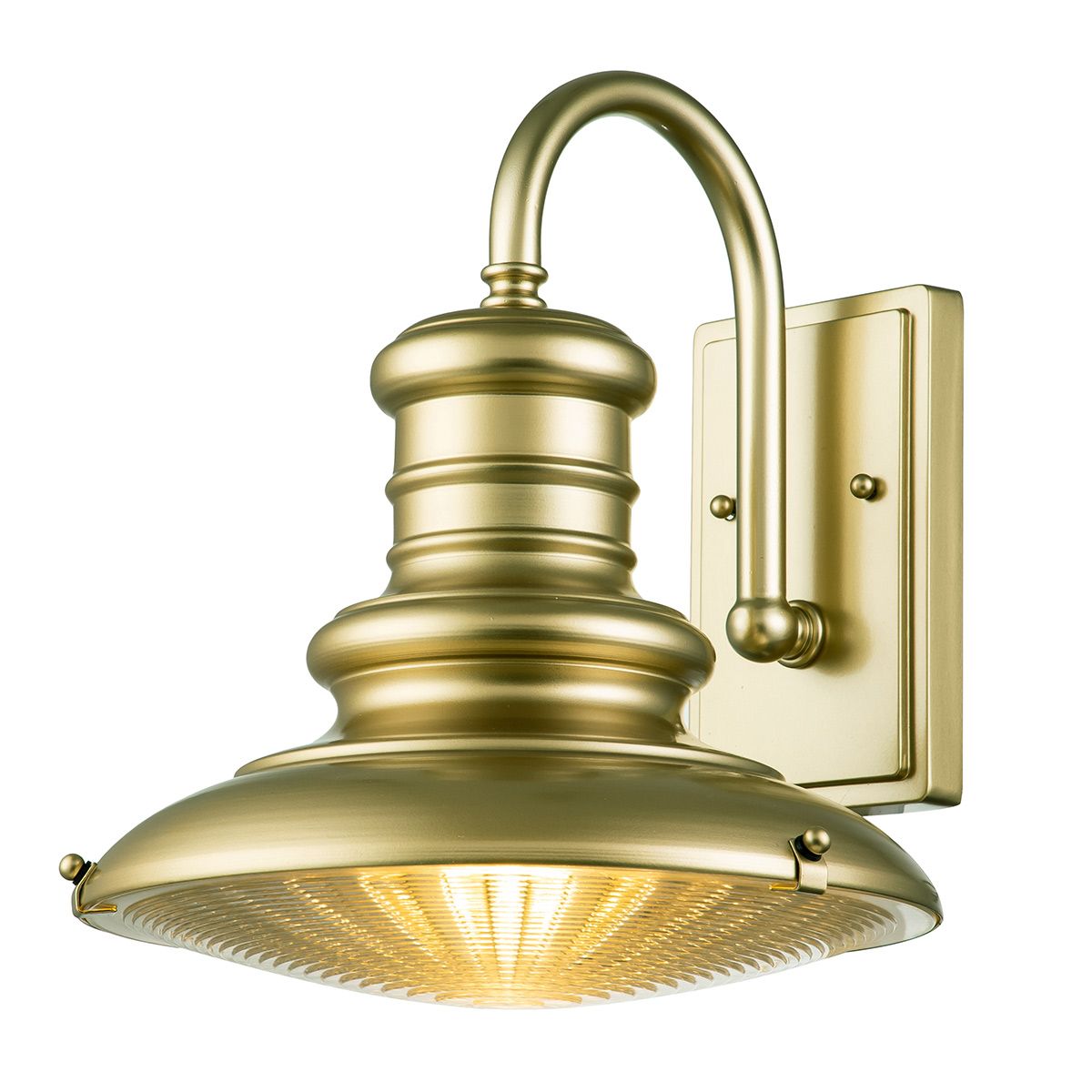 Feiss Redding Station 1 Light Medium Wall Lantern - Painted Distressed Bronze