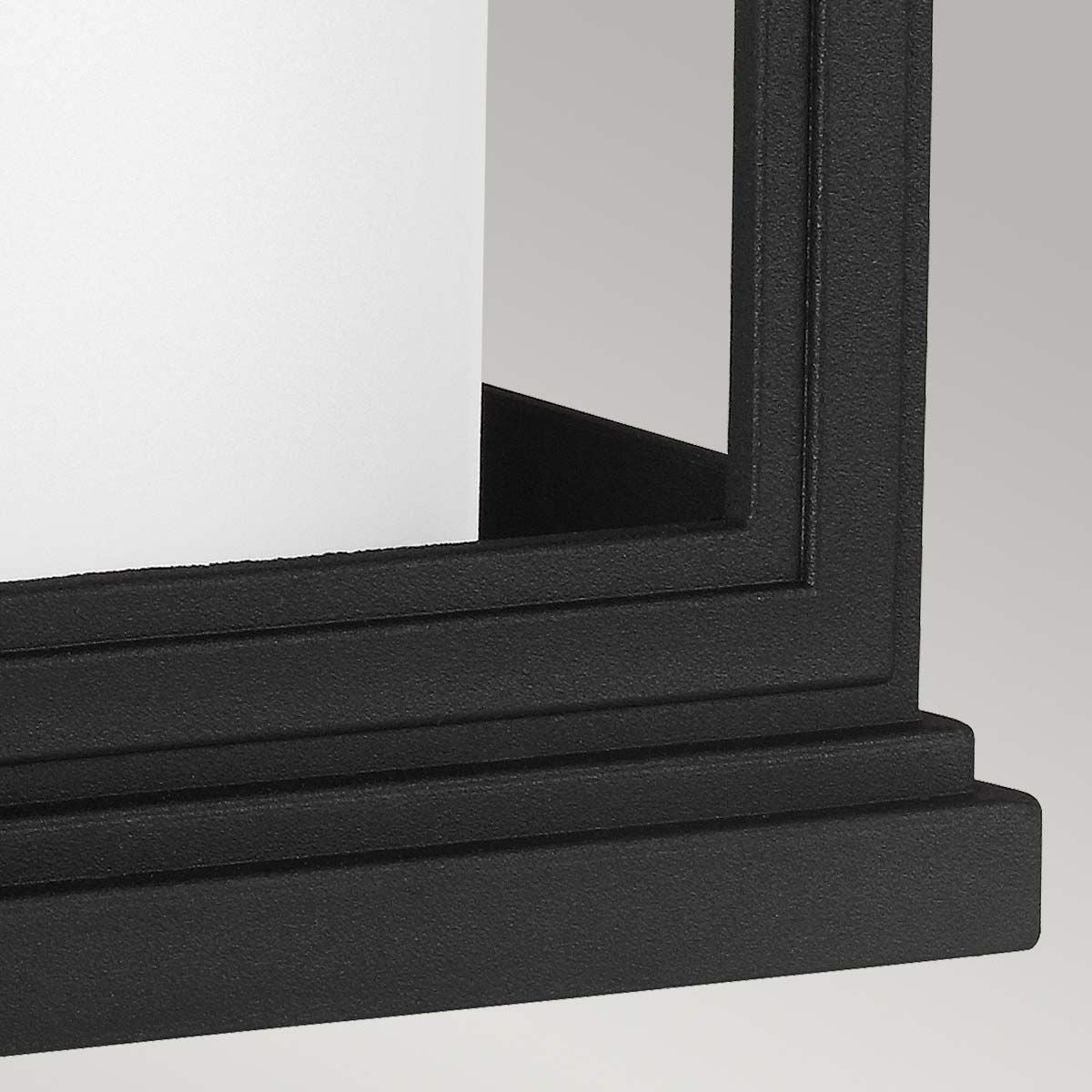 Feiss Roscoe Single Medium Wall Lantern - Textured Black