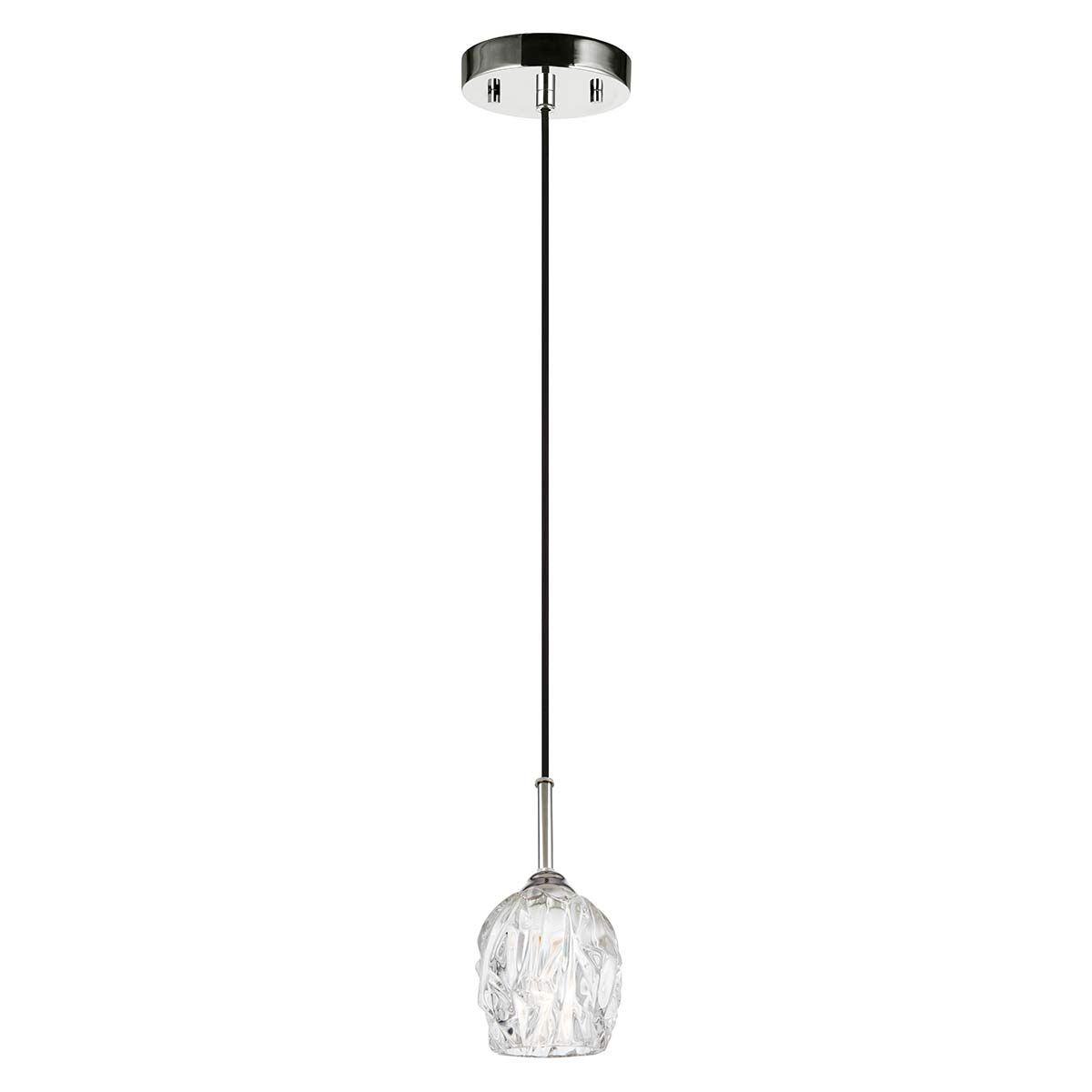 Feiss Rubin Single Mini Pendant - Polished Nickel