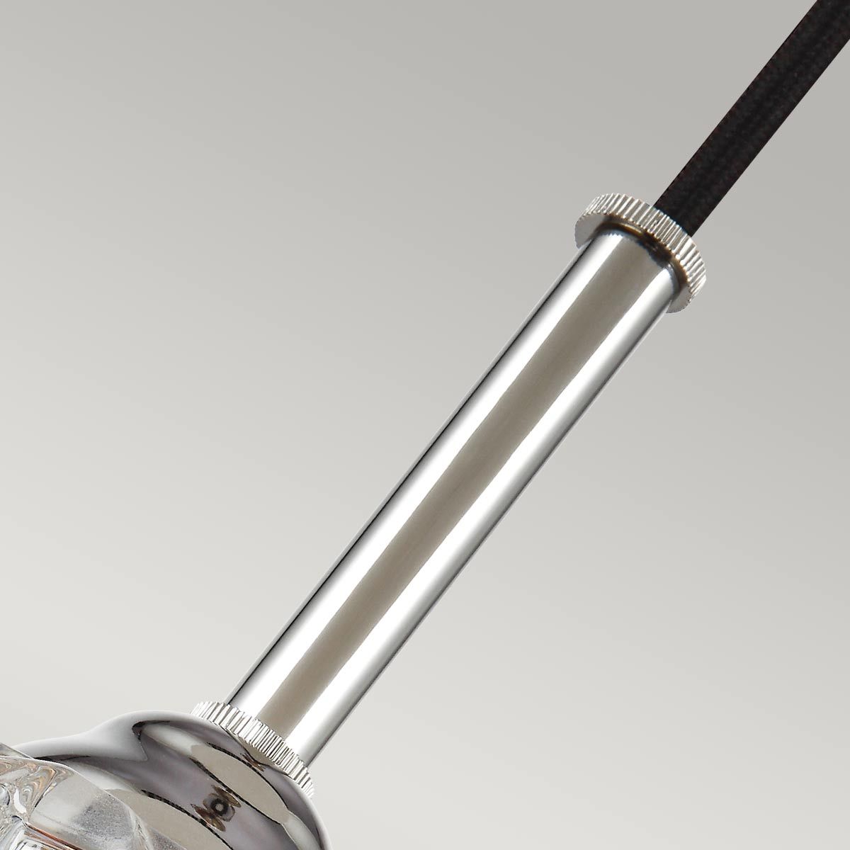 Feiss Rubin Single Mini Pendant - Polished Nickel