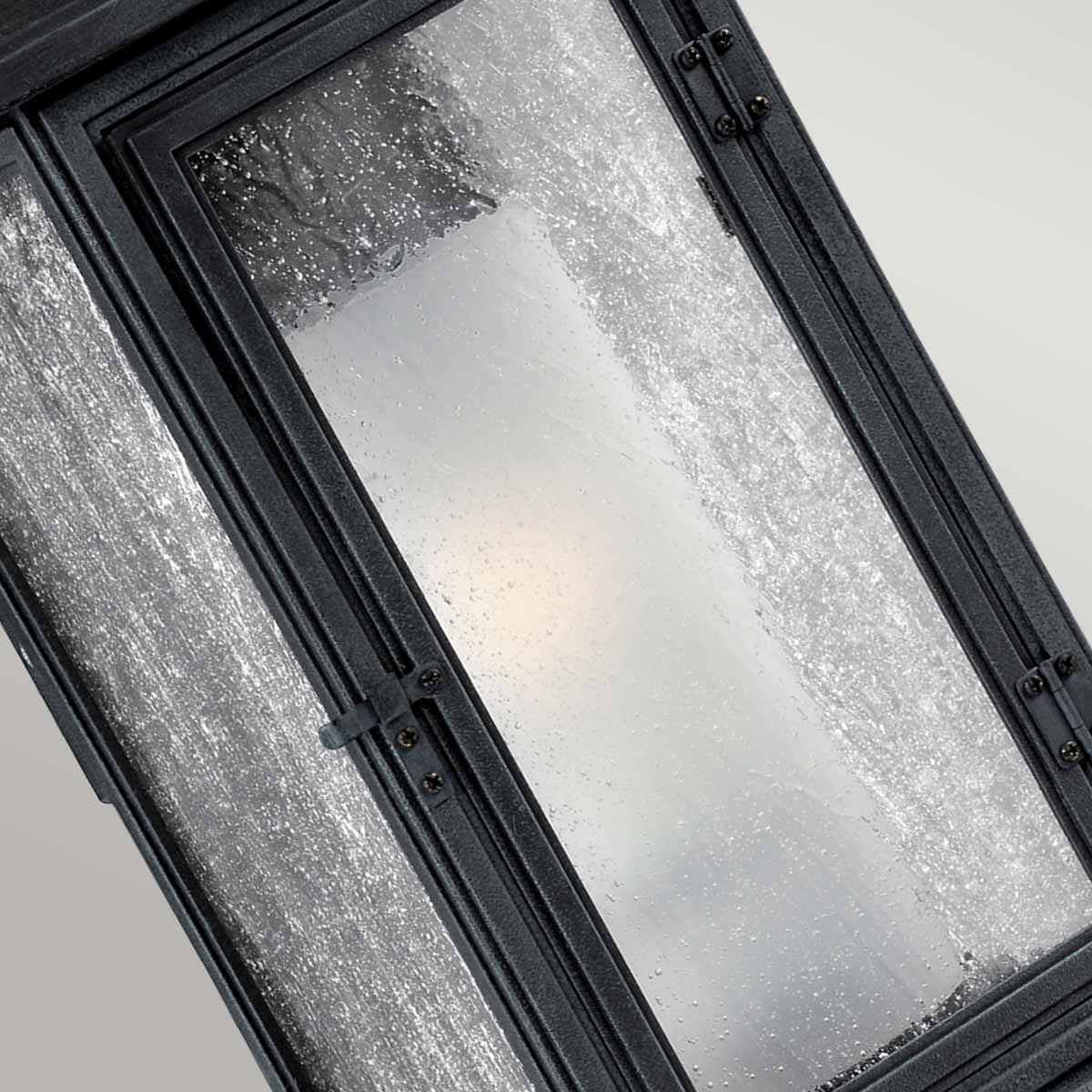 Feiss Shepherd 2 Light Medium Wall Lantern - Dark Weathered Zinc