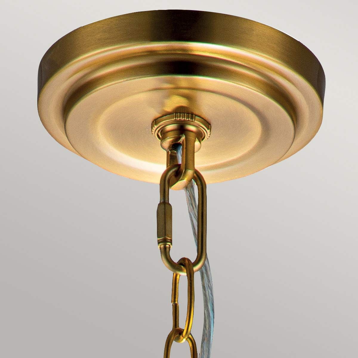 Feiss Tabby Single Mini Pendant - Burnished Brass
