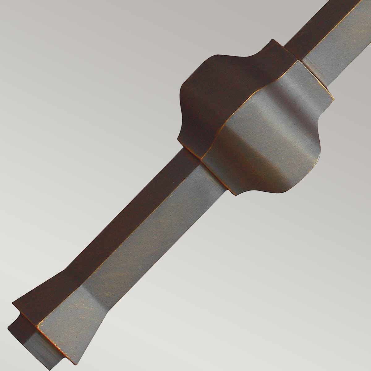Feiss Teva Single Wall Light - Antique Bronze