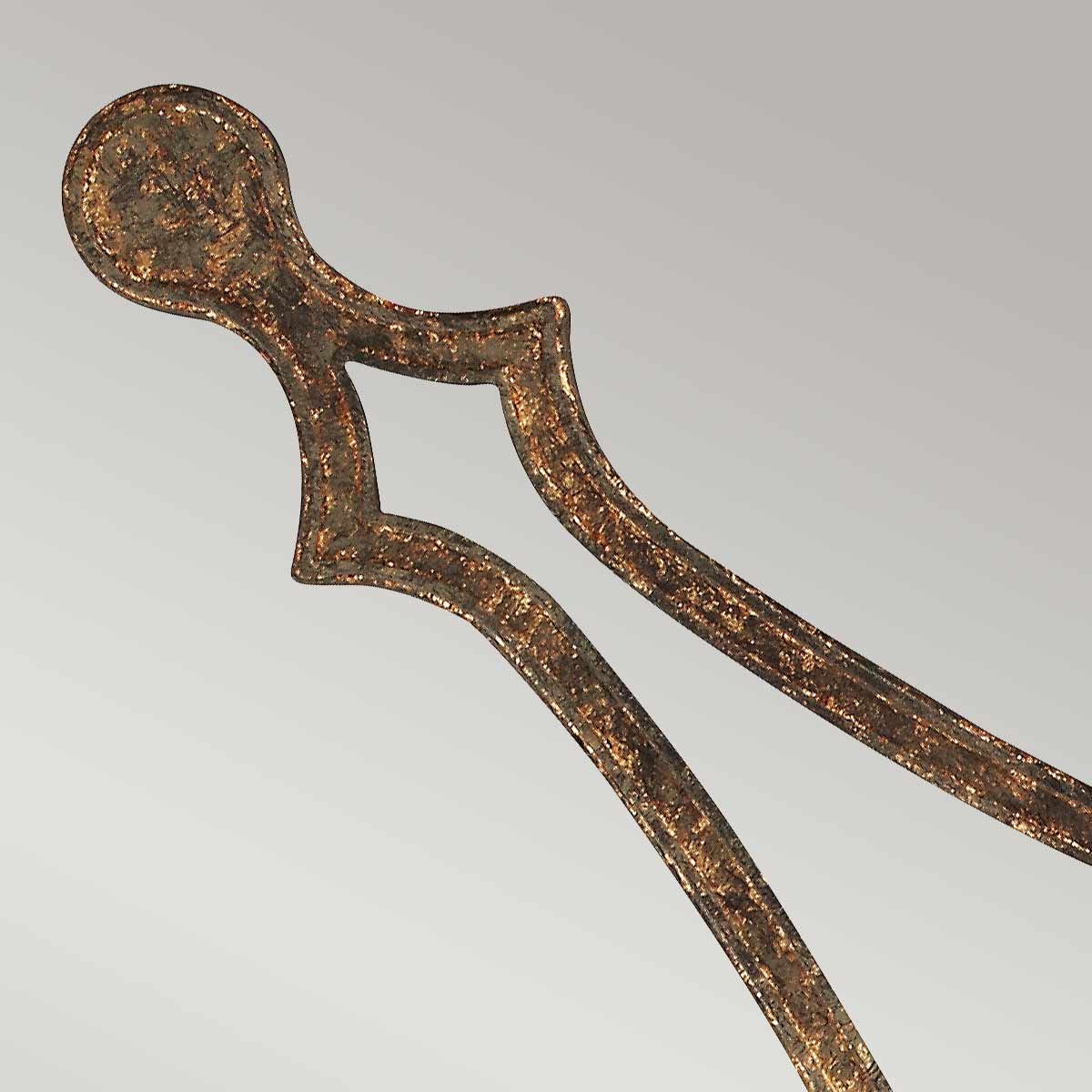 Feiss Tilling Single Wall Light - Distressed Gold Leaf