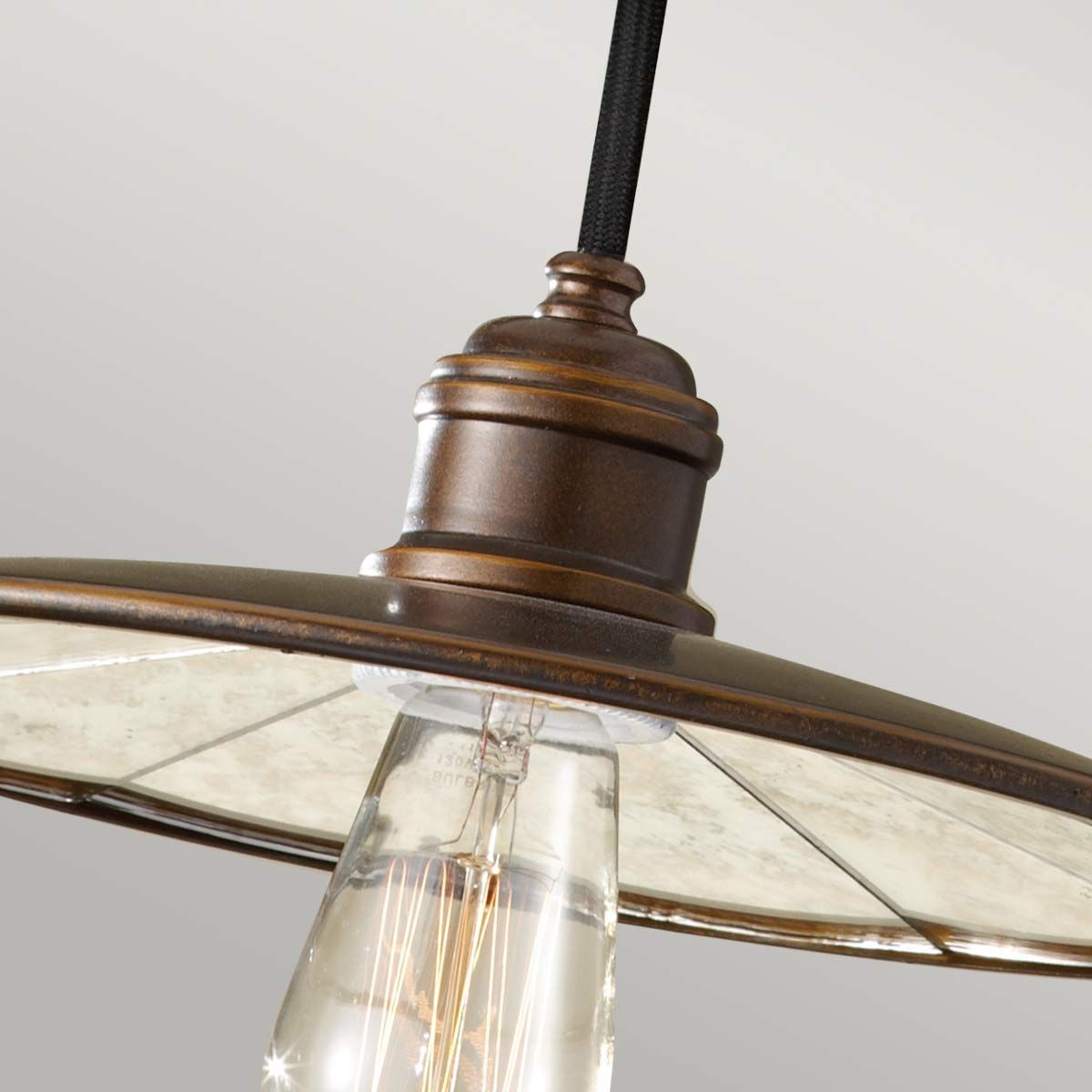Feiss Urban Renewal Single Pendant - Astral Bronze