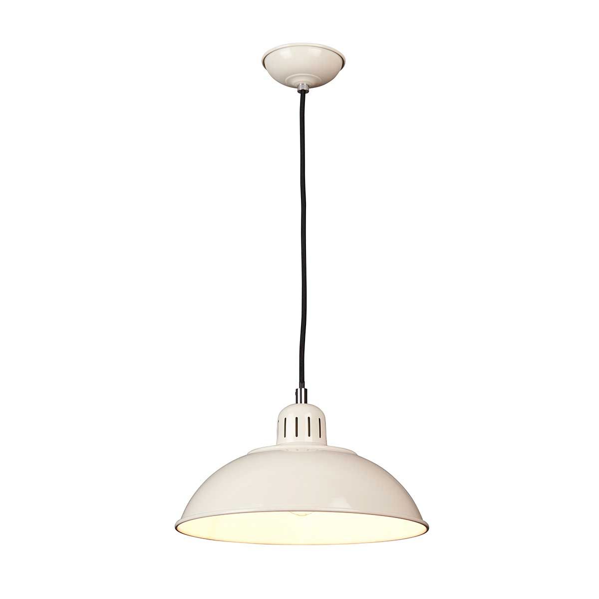 Elstead Franklin Single Pendant - Cream