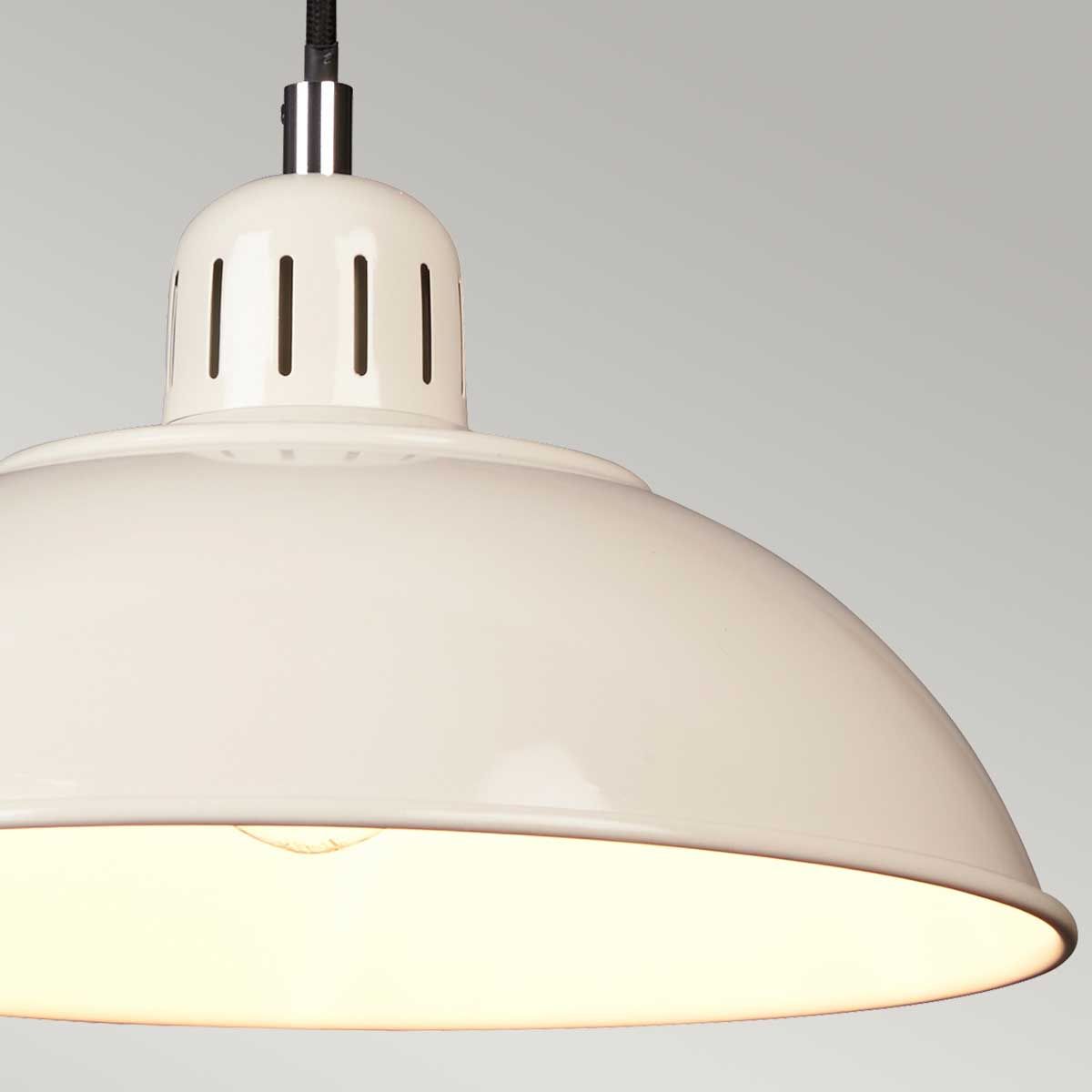 Elstead Franklin Single Pendant - Cream