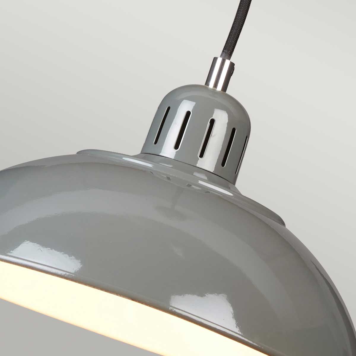 Elstead Franklin Single Pendant - Grey