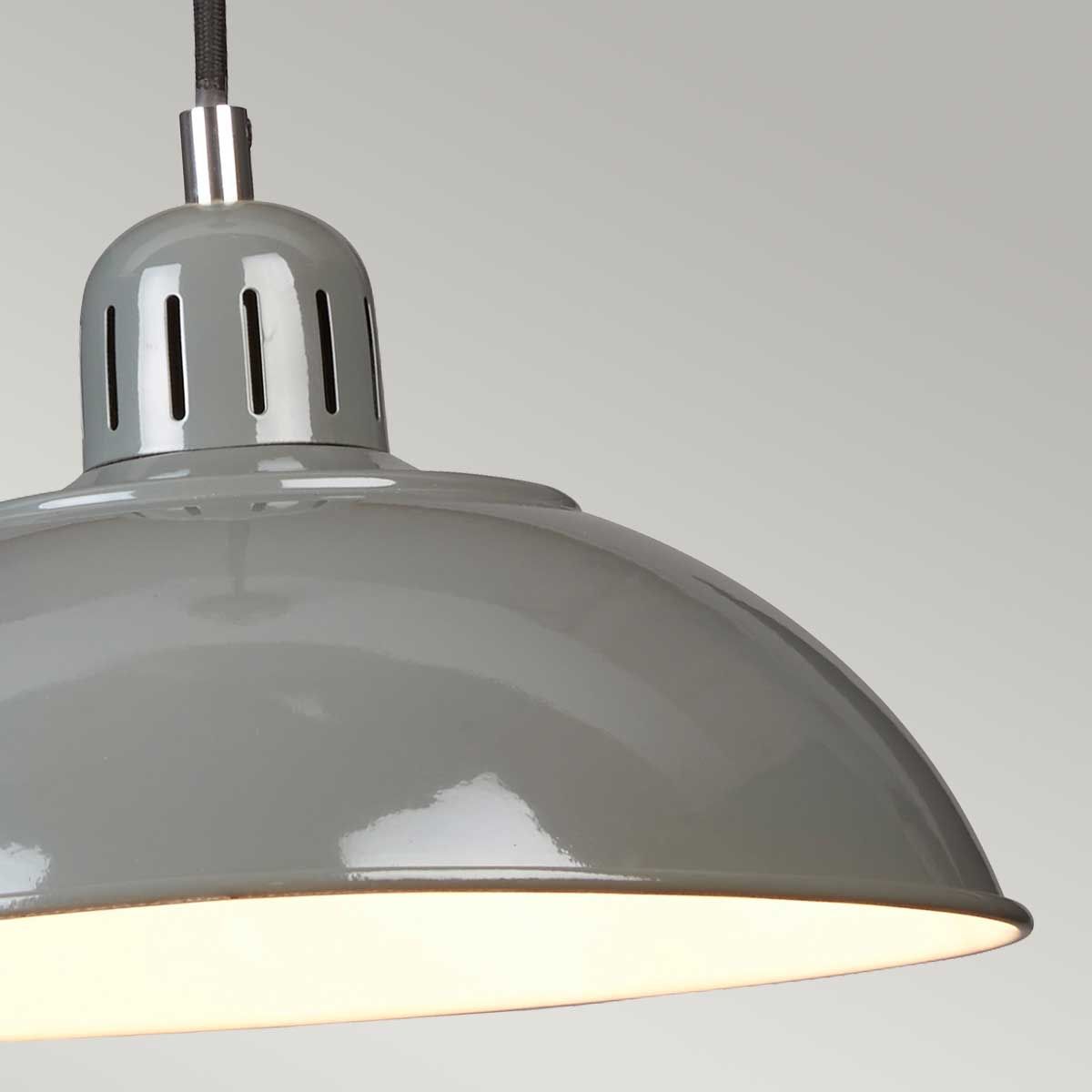 Elstead Franklin Single Pendant - Grey