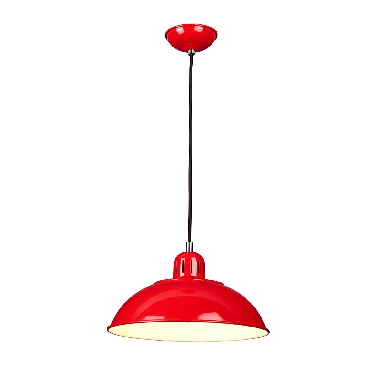 Elstead Franklin Single Pendant - Red