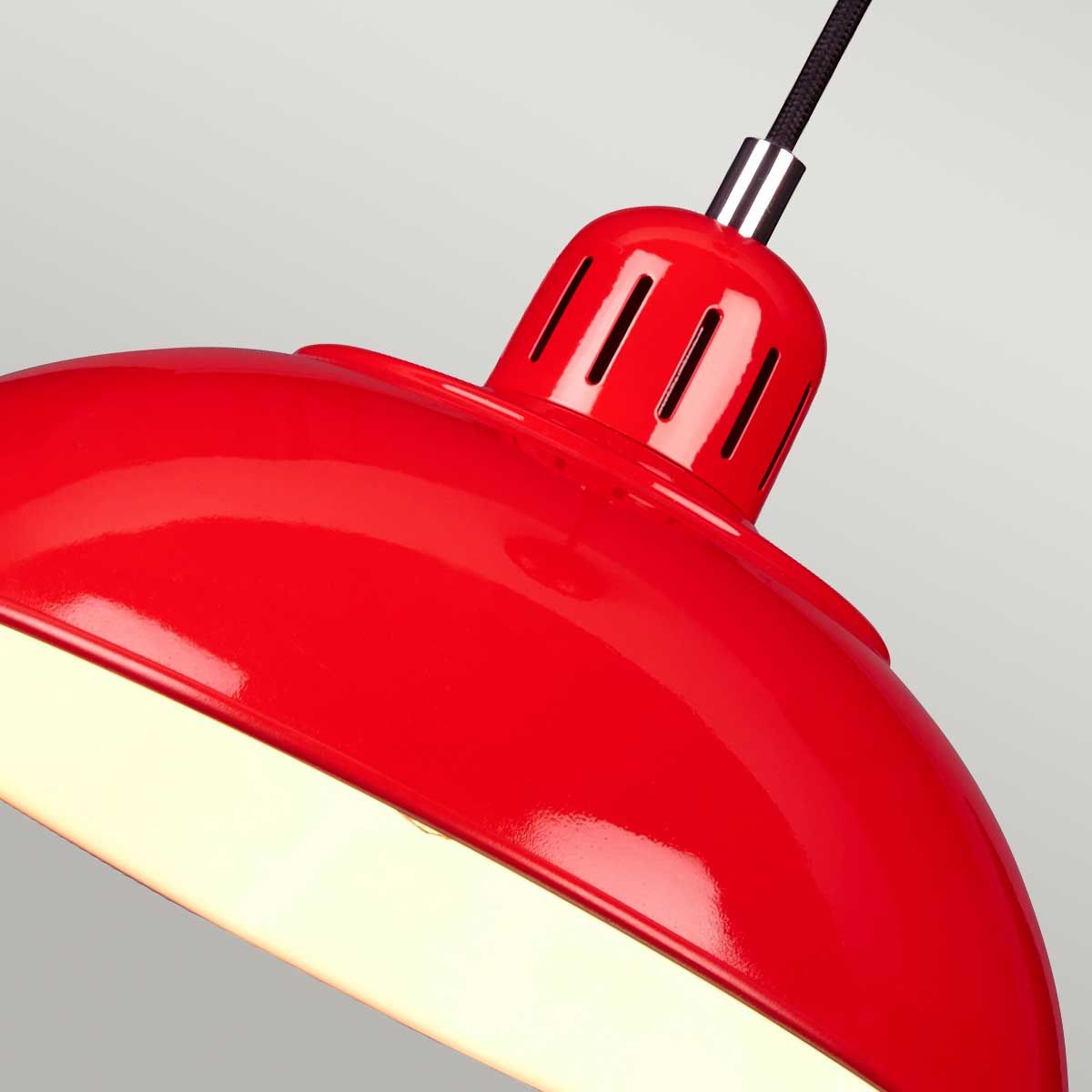 Elstead Franklin Single Pendant - Red