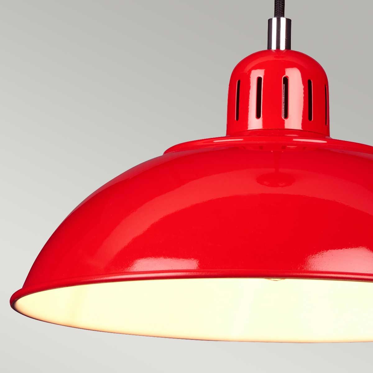 Elstead Franklin Single Pendant - Red