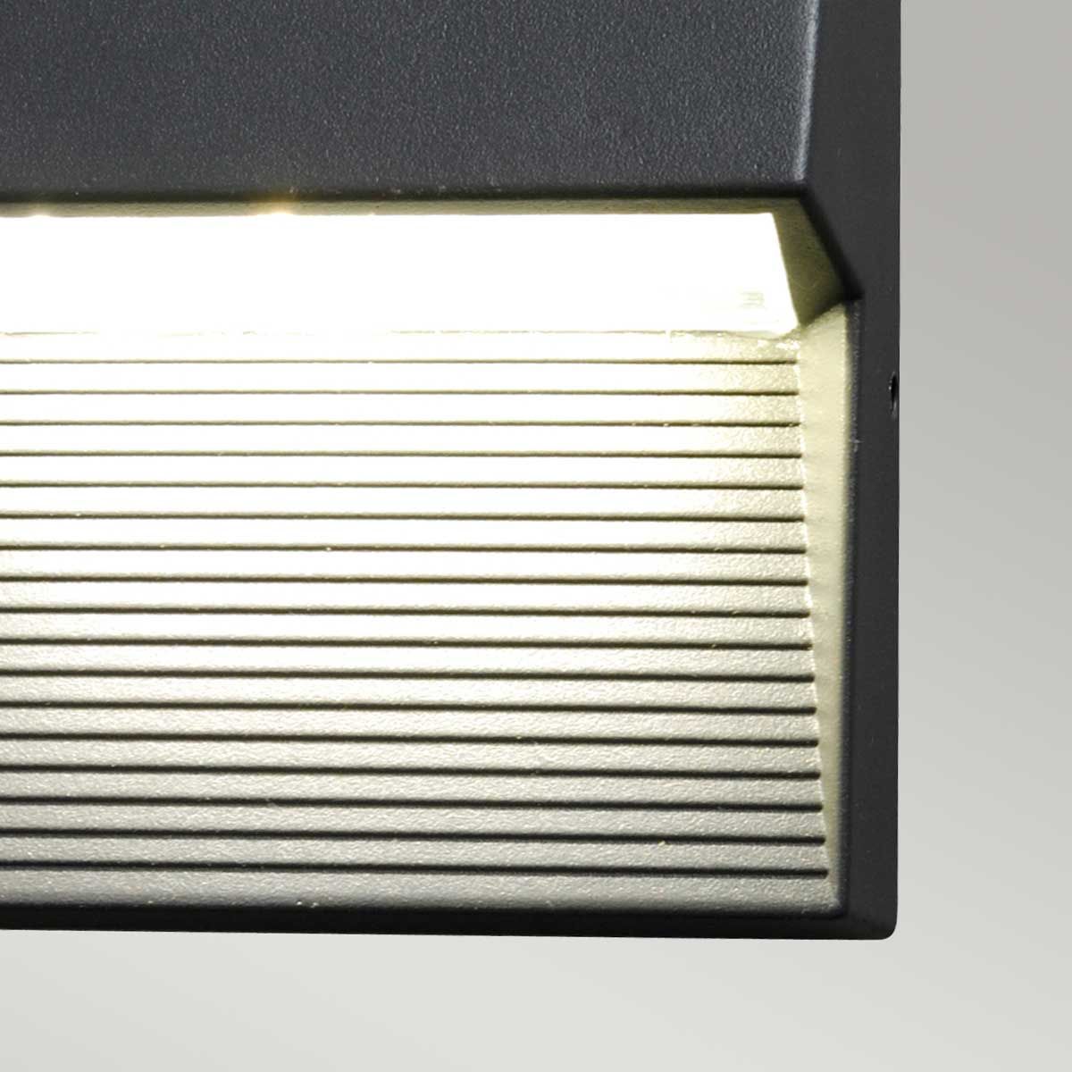 Elstead Freyr Square Single Wall Light - Graphite
