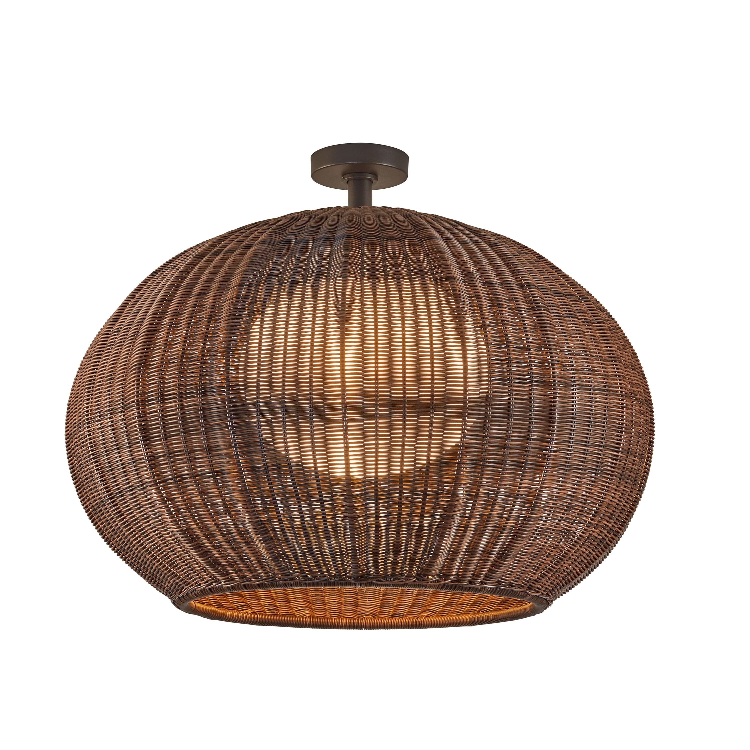 Bover Garota PF/02 Large LED Outdoor Flush Ceiling Light