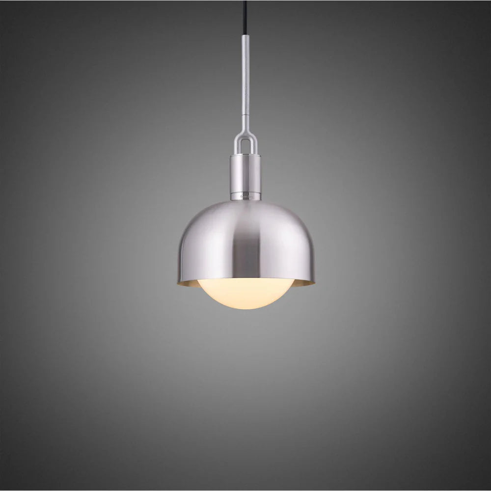 Buster + Punch Forked Globe Opal Shade Pendant - Medium