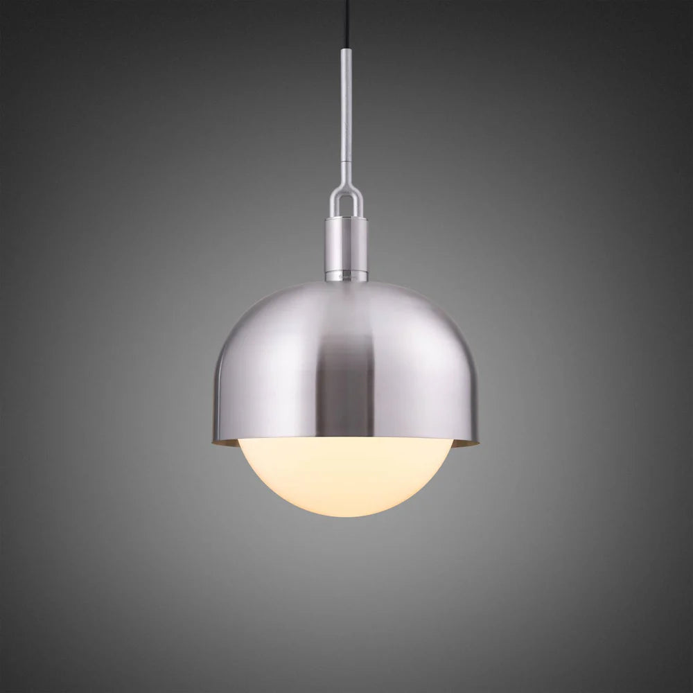 Buster + Punch Forked Globe Opal Shade Pendant - Large