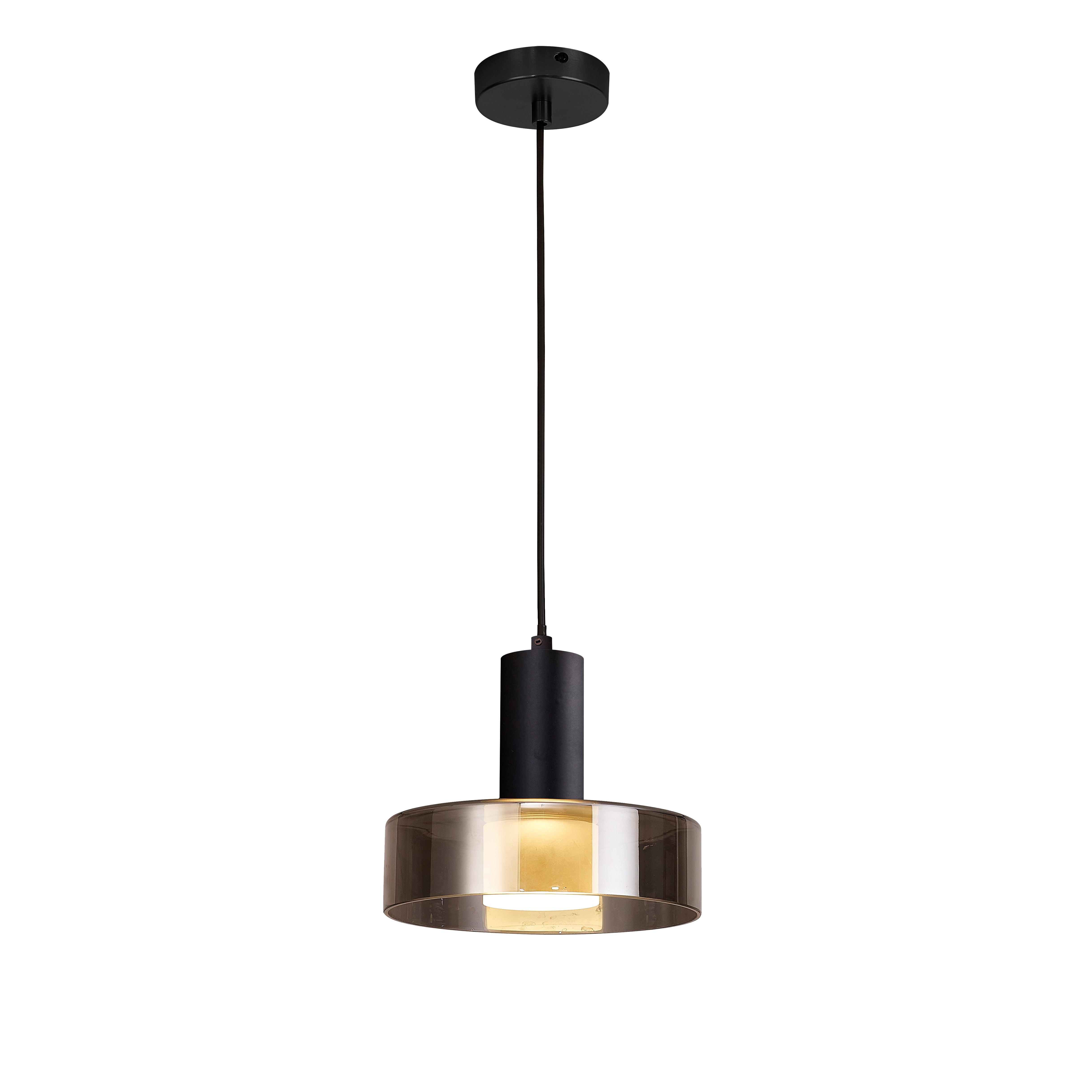 Mantra Gin 22cm Pendant 1 Light GU10 - Black