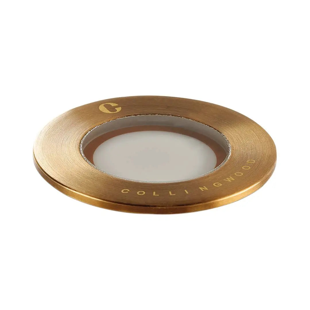 Collingwood GL018 C AB Small LED Marker Light - Antique Brass - Low Voltage