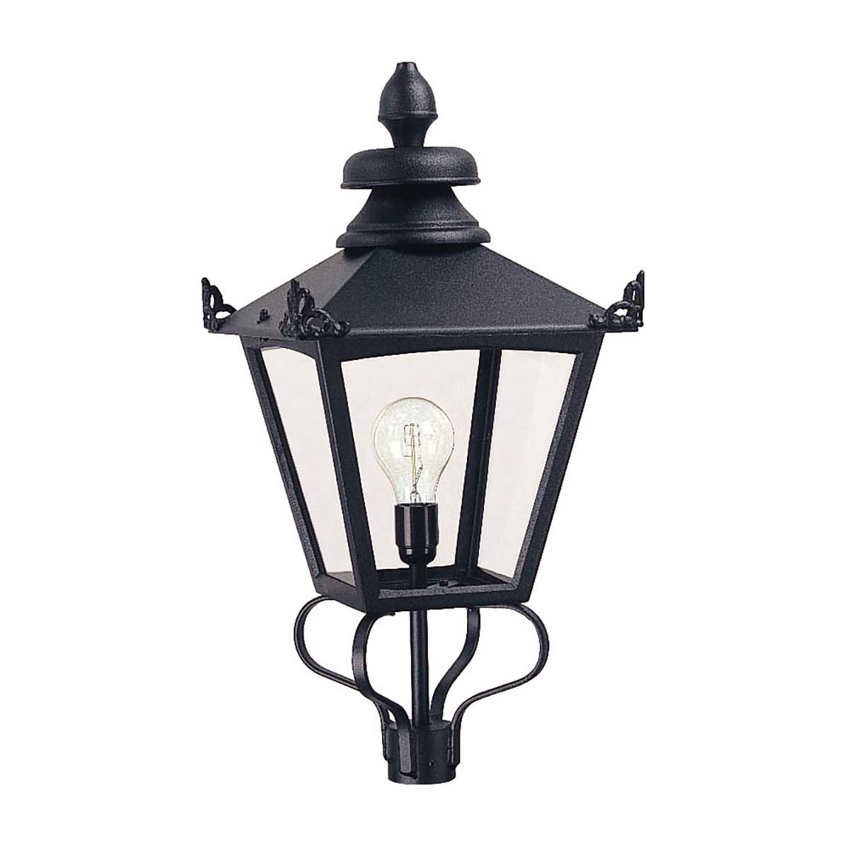 Elstead Grampian Single Lamp Head - Black - Head Only