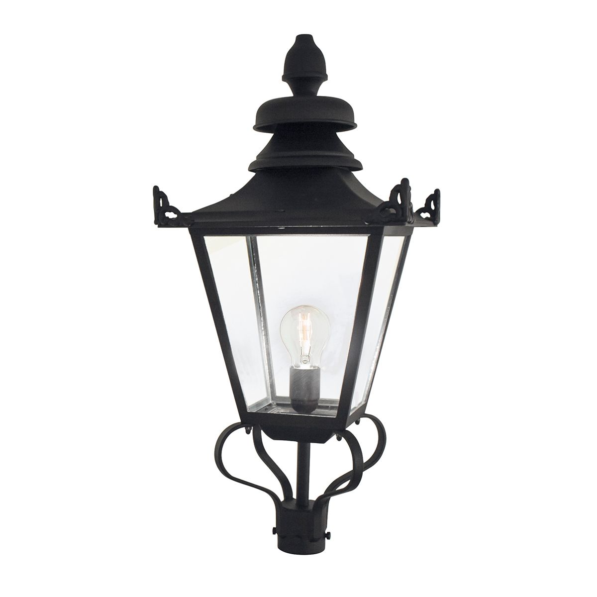 Elstead Grampian Single Lamp Head - Black - Head Only