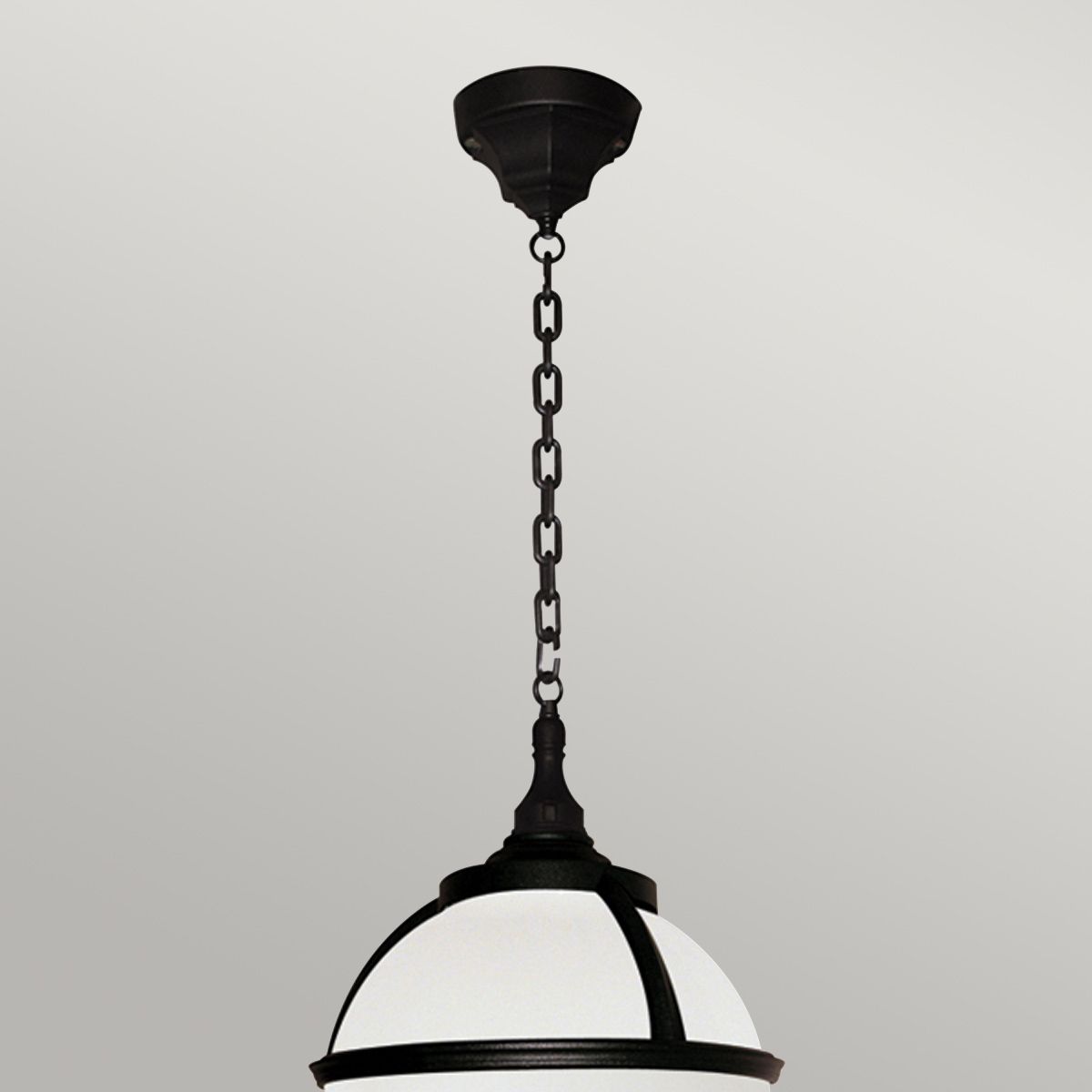 Elstead Glenbeigh Single Chain Lantern - Black