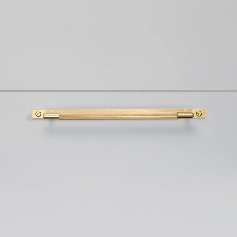 Buster + Punch Pull Bar - Plate - Linear Knurl - Medium