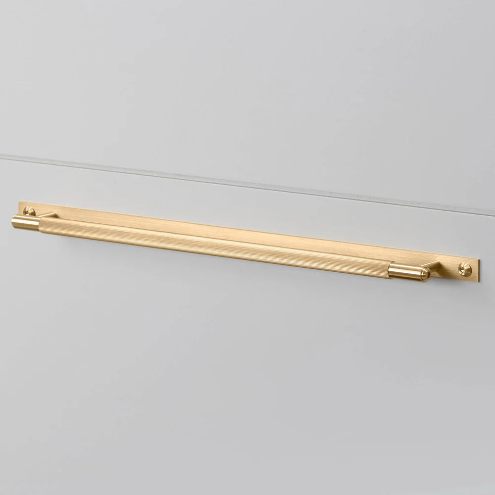 Buster + Punch Pull Bar - Plate - Linear Knurl - Large