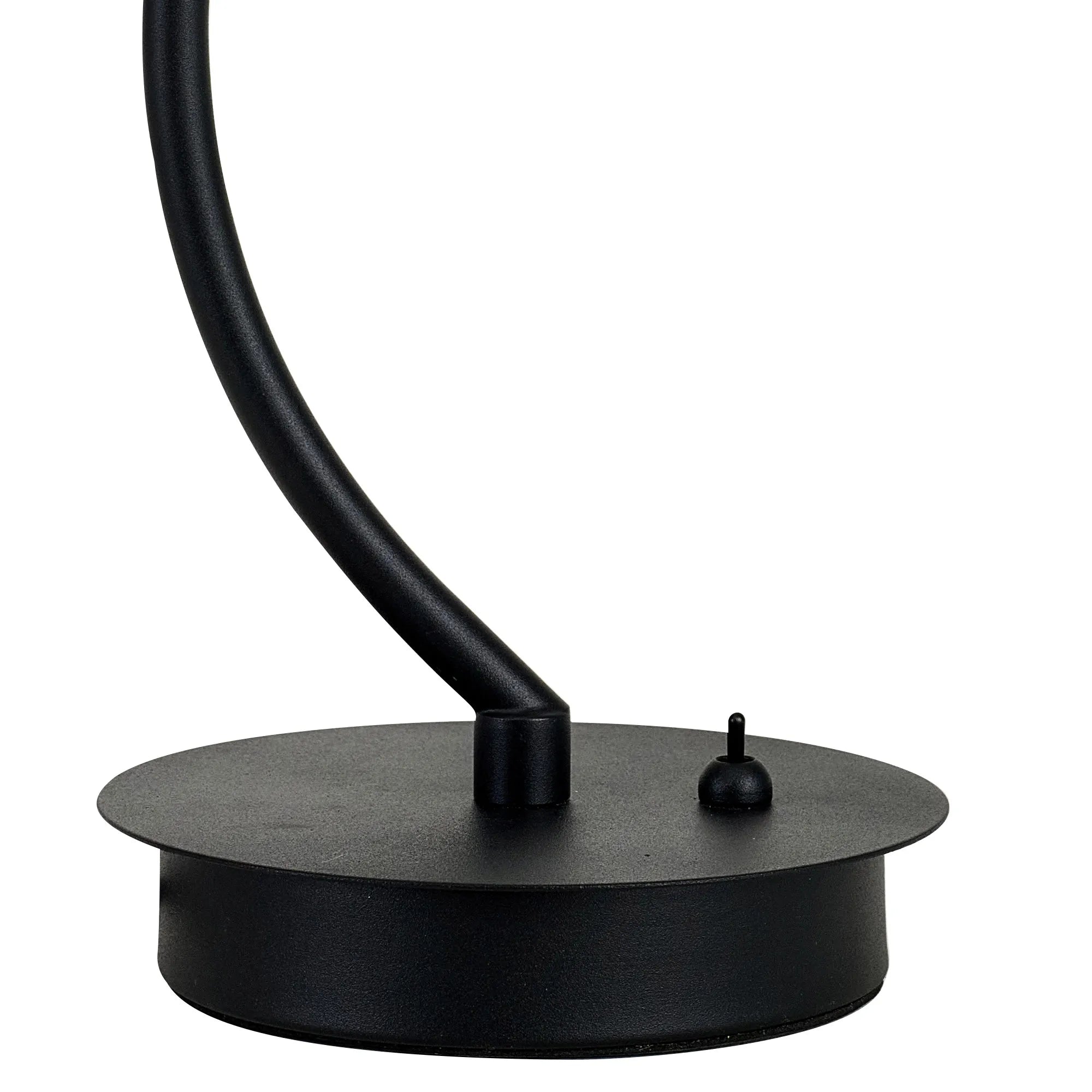 Grosvenor Table Lamp - Satin Black & Crystal Shade